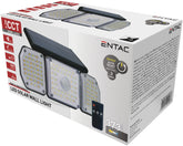 Entac Ηλιακό Φωτιστικό Τοίχου Πλαστικό 2.3W SMD 3 Κεφαλές με PIR + IR